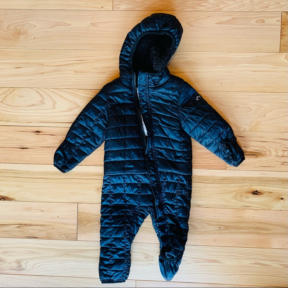 Appaman lightweight snowsuit deep sea!  Funky and warm kid!
